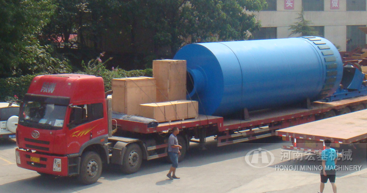 烘干機單筒烘干機發往廣西南寧