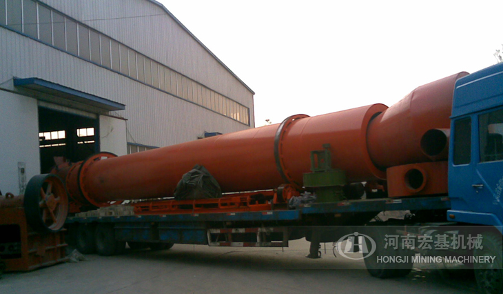 河南宏基烘干機設備發往貴陽建材公司