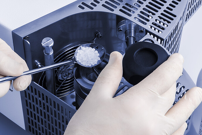 正確干燥、適合 MFR 的樣品 正確干燥、適合 MFR 的樣品