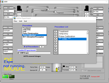 實(shí)驗(yàn)程序設(shè)置界面