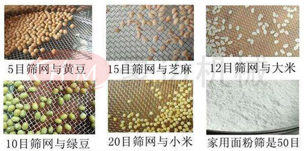 搖擺篩篩網大小