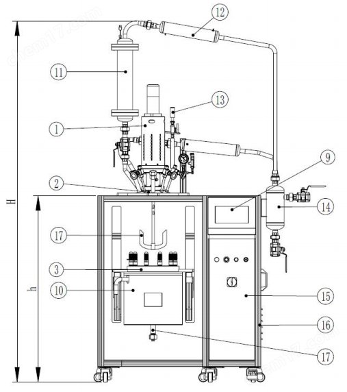 聚酯反應釜裝置