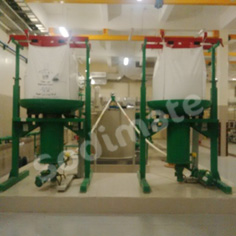 噸袋卸料彎管輸送機